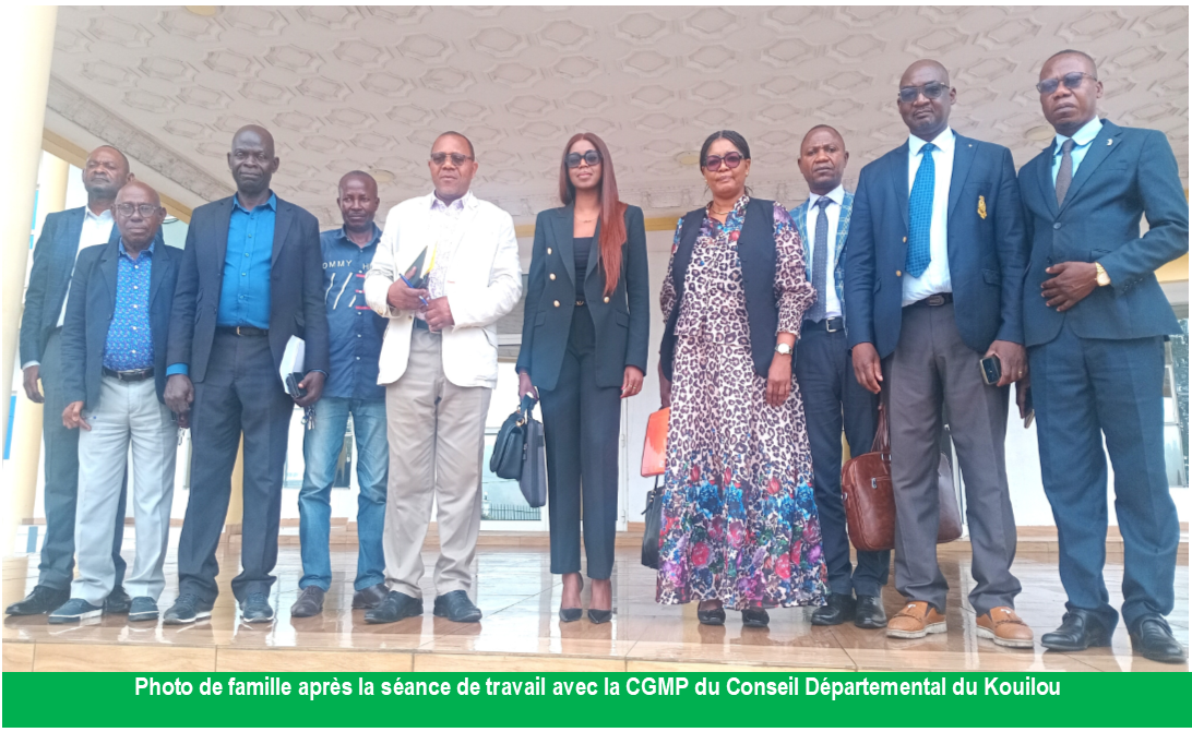 REFORMES STRUCTURELLES : L'ARMP AU CHEVET DES MAÎTRES D'OUVRAGE À POINTE NOIRE ET AU KOUILOU POUR LA RESTRUCTURATION DE LEURS CELLULES DE GESTION DES MARCHÉS PUBLICS (CGMP)